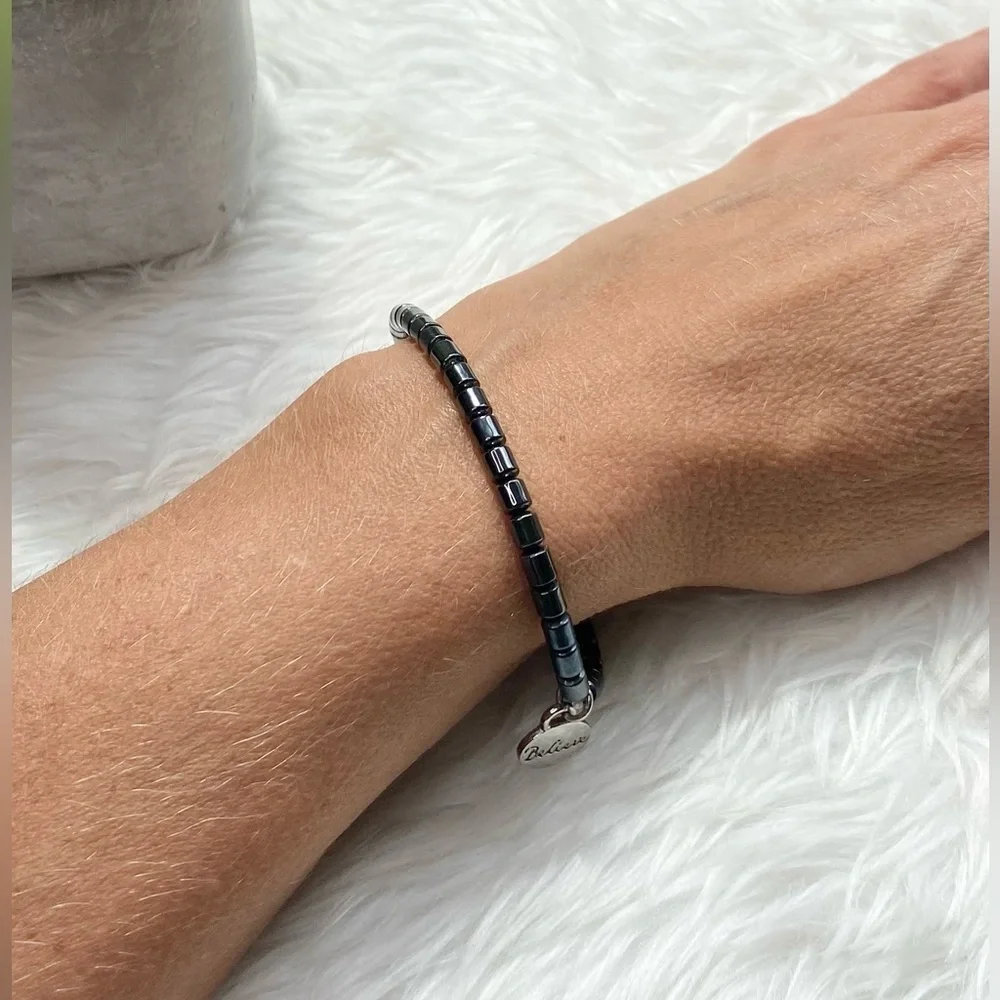 Hematite Energy Bracelet-believe